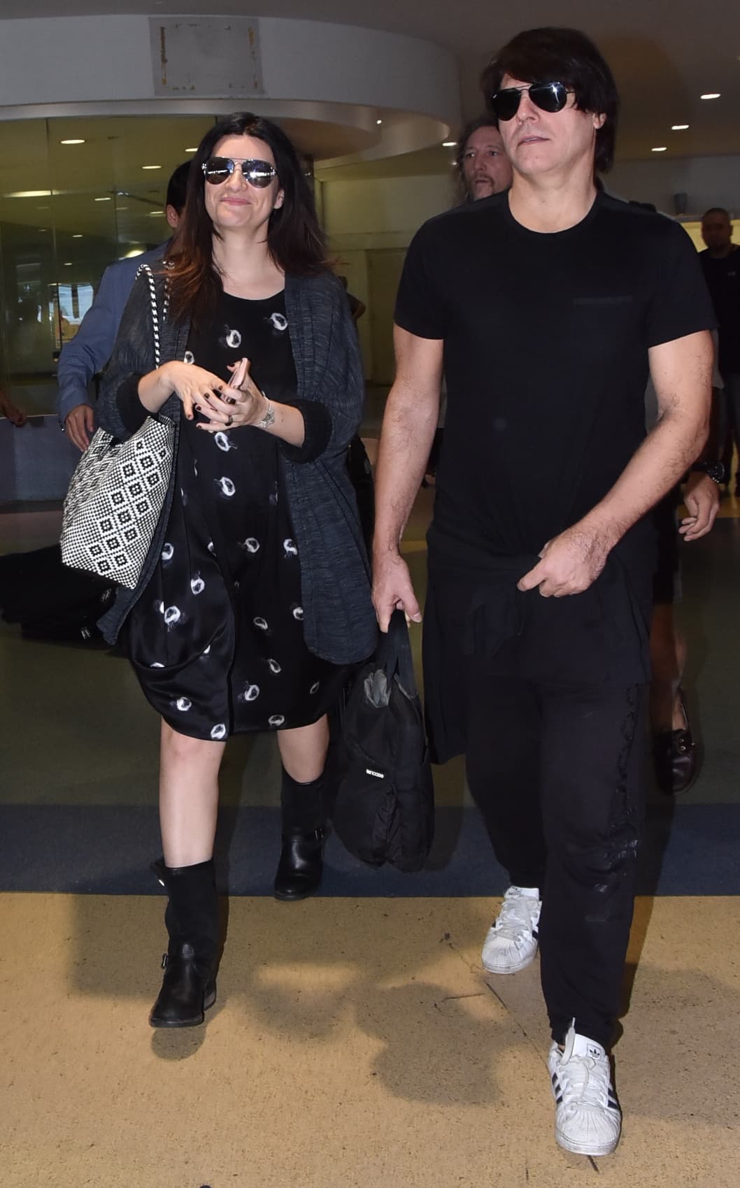 Optaron por un look muy casual y cómodo.