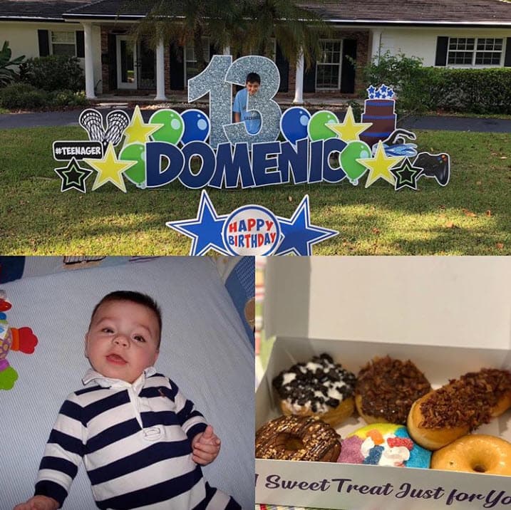 La celebración comenzó con donas para el desayuno, siguió con 'baby back ribs' para el almuerzo y sushi para la cena, así lo compartió Thomas Zampieri, el padre del adolescente.