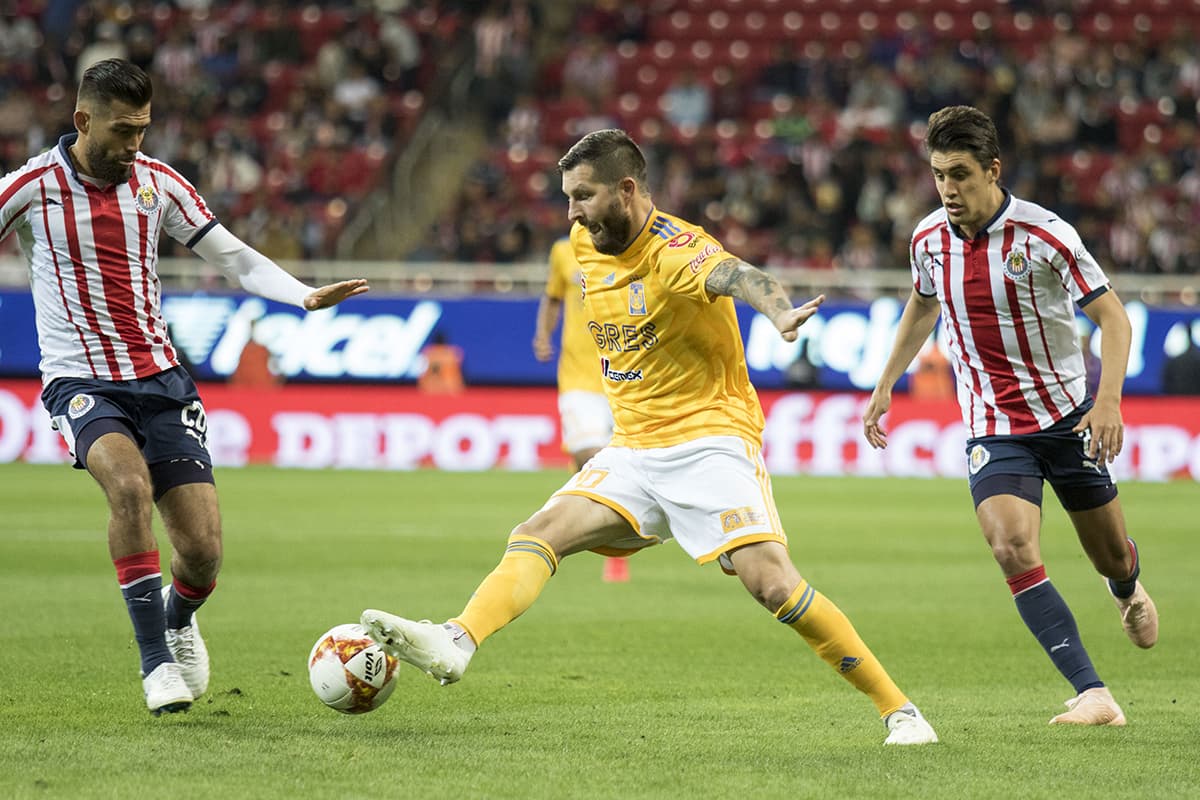 Sin suerte en la definición, el delantero francés André-Pierre Gignac lideró el ataque de Tigres.