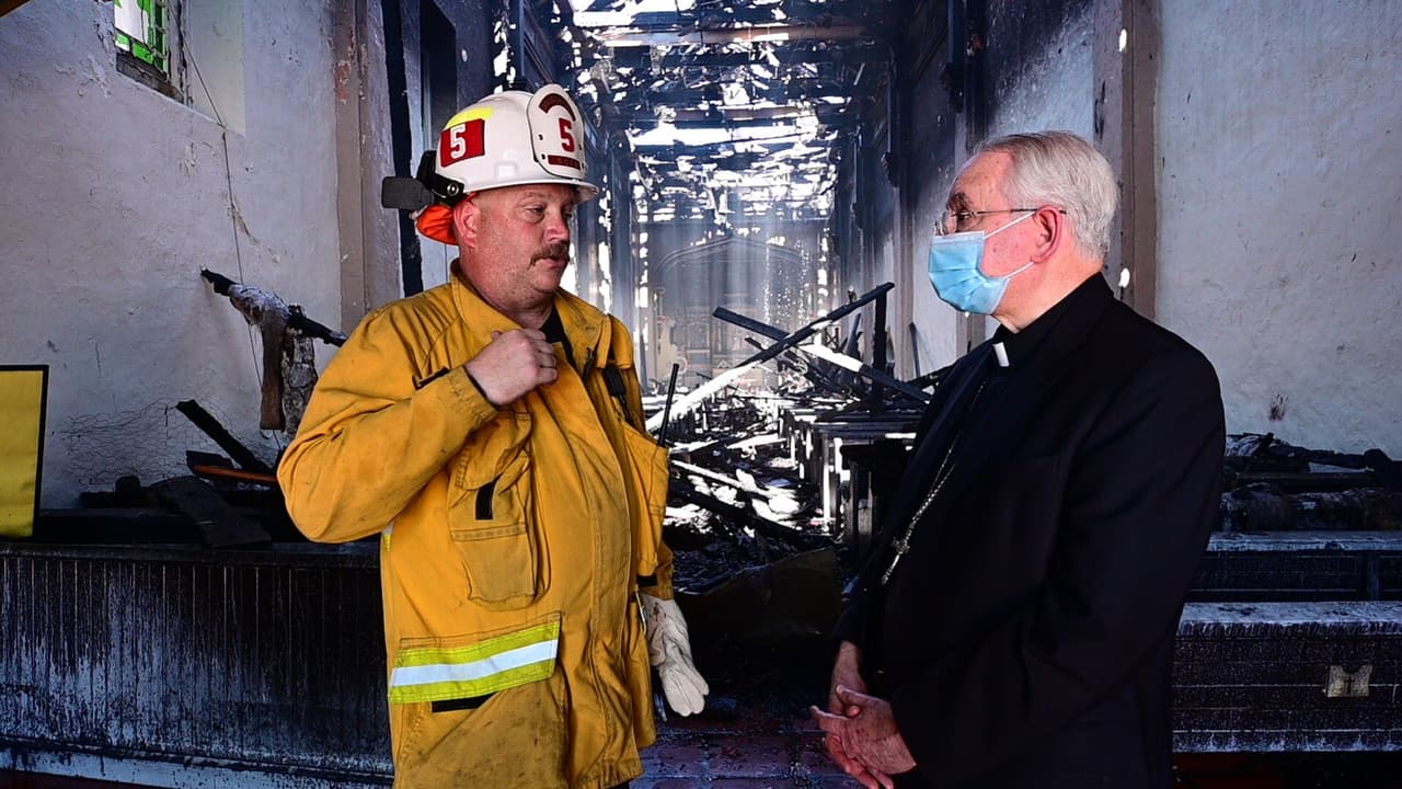 El arzobispo de Los Ángeles, José Gómez, escribió en sus redes sociales "nuestra amada Misión de San Gabriel fundada en 1771, fue devastada por el fuego antes del amanecer".