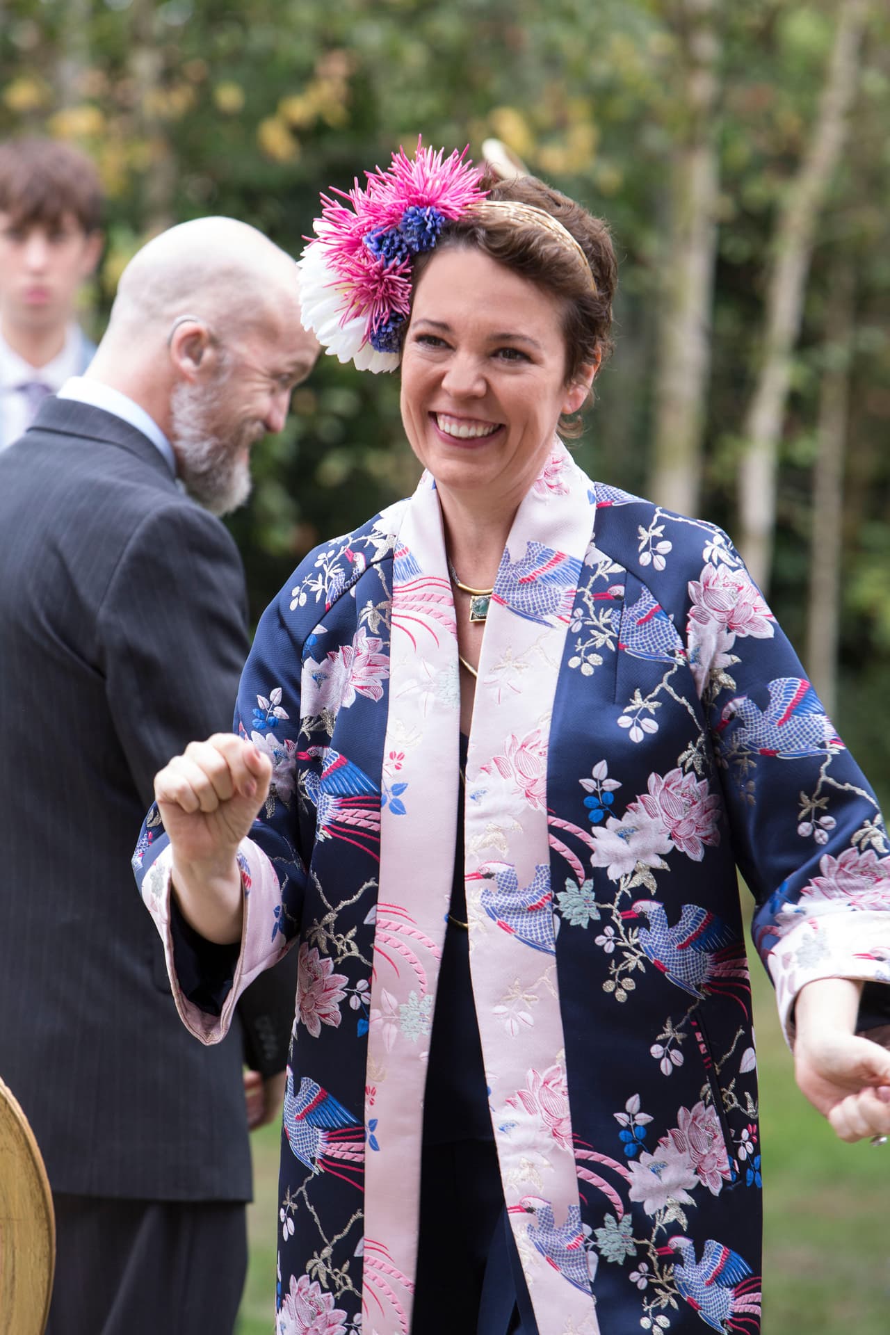 "Estaba muy emocionada y le pregunté, '¿ha visto el programa?' Su respuesta fue un firme
<b>'no'</b>, pero fue muy encantador y muy amable", recordó la actriz.