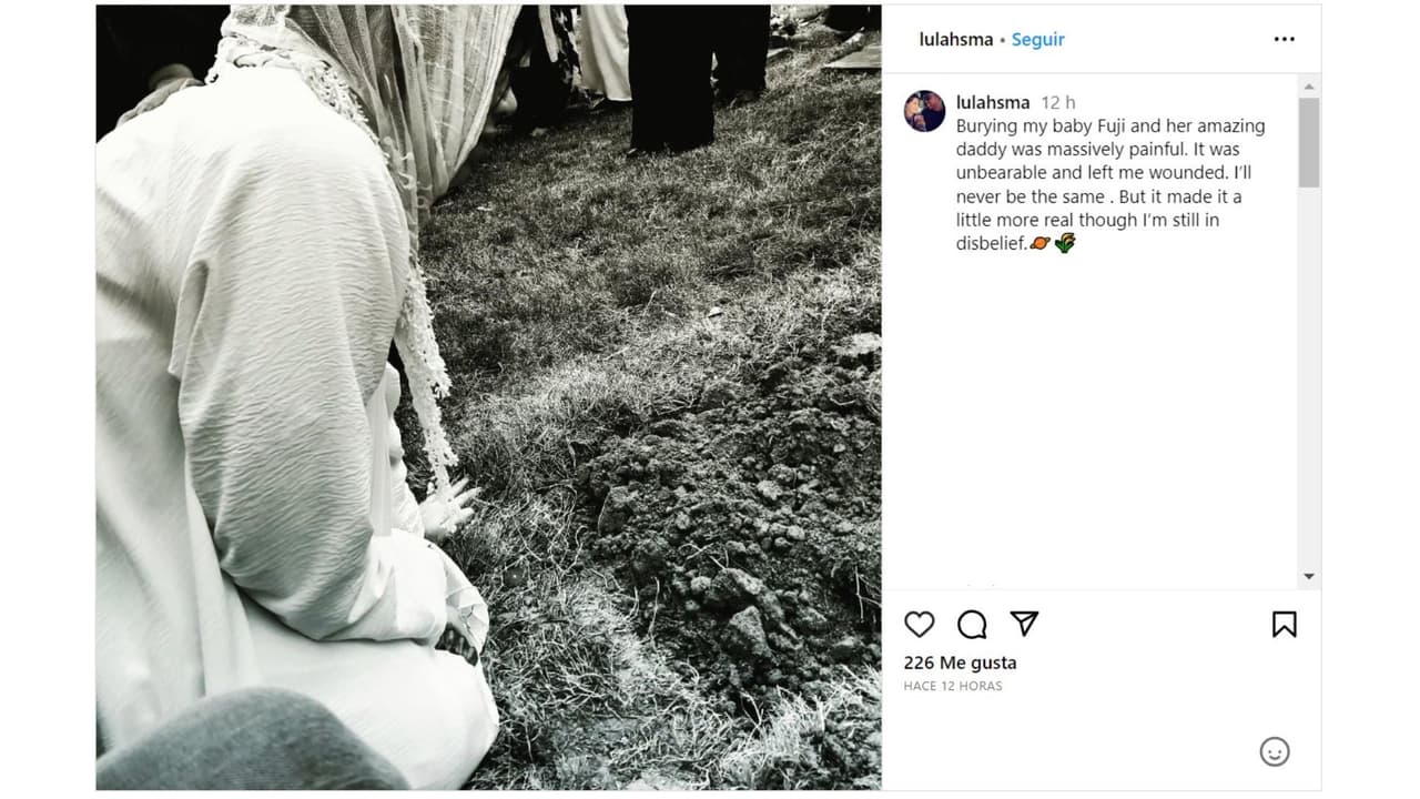 Lisa Ann Wilson, pareja de Taraja Ramsess, se pronunció sobre el entierro del actor y su bebé, Fuji.