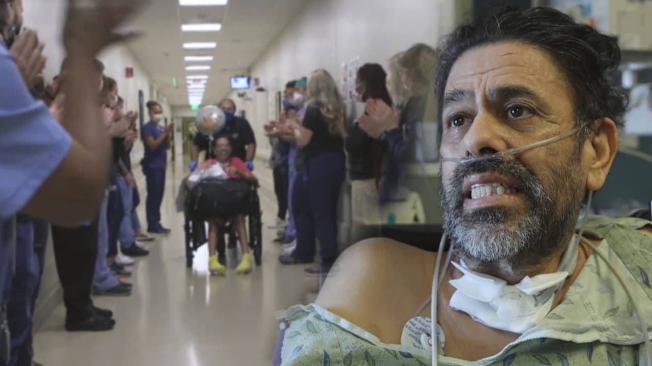 Hombre regresa a casa después de luchar casi cinco meses contra el coronavirus