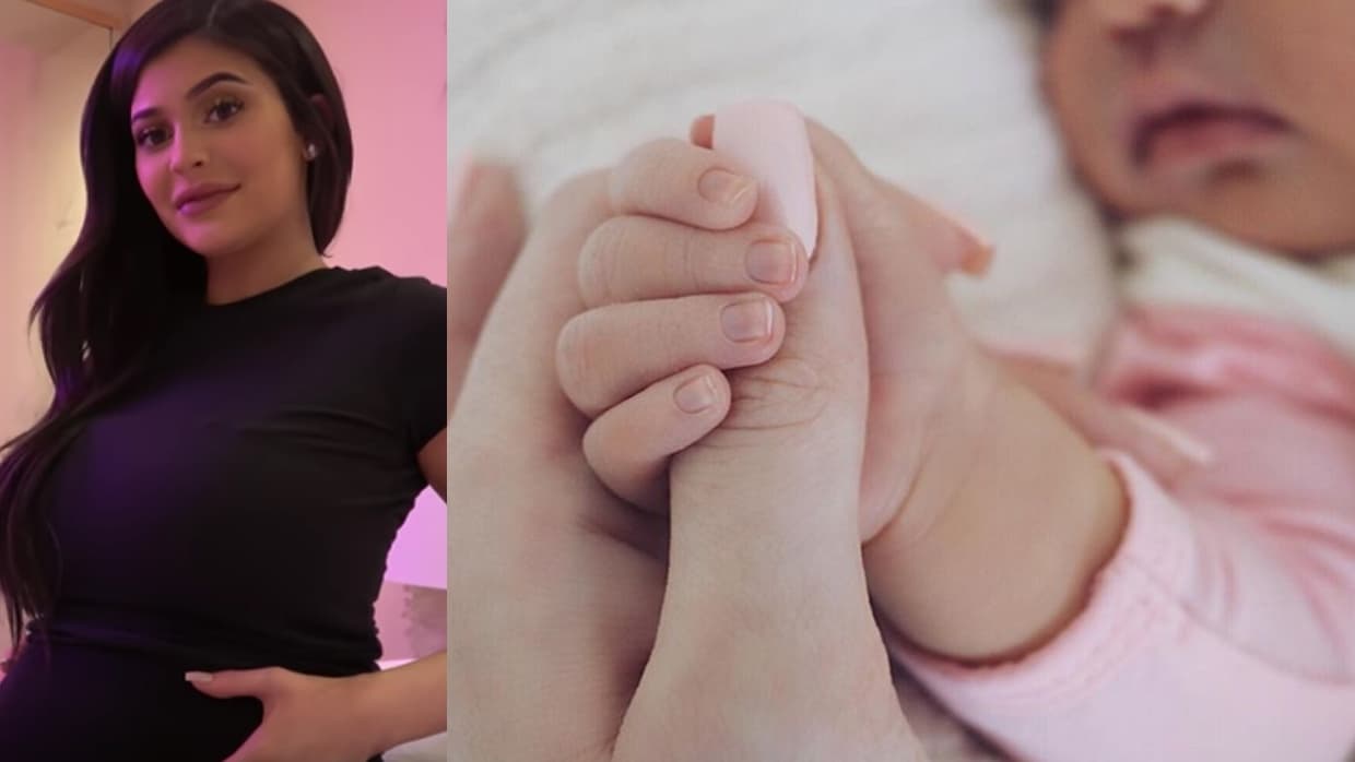 Kylie Jenner y Travis Scott deciden llamar Stormi a su primera hija 
