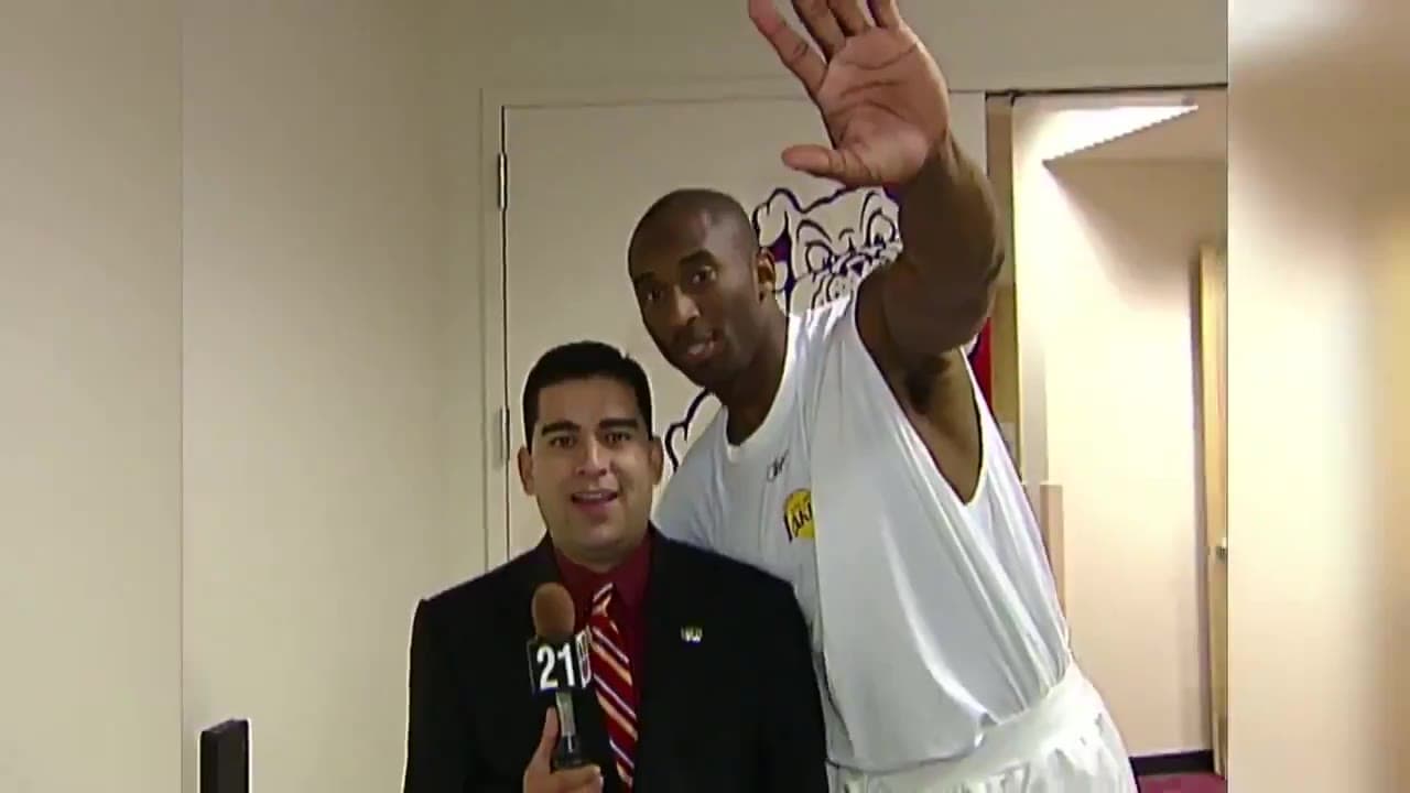 Así fue como Kobe Bryant interrumpió una transmisión de Univision para saludar en español