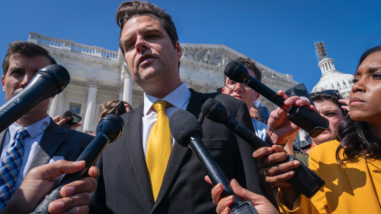 El republicano Matt Gaetz introduce una moción para destituir a Kevin McCarthy de la presidencia de la Cámara de Representantes