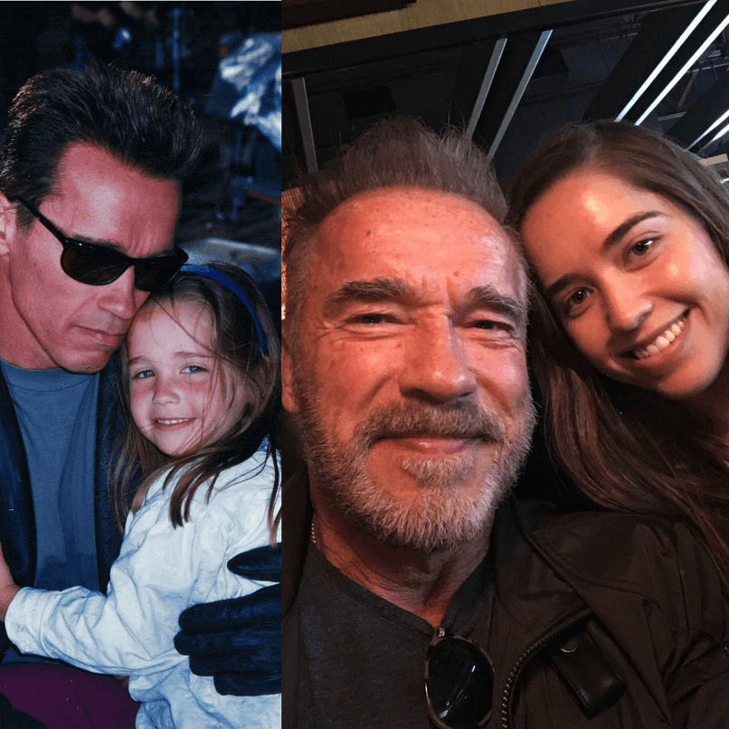 Arnold Schwarzenegger y su hija Christina