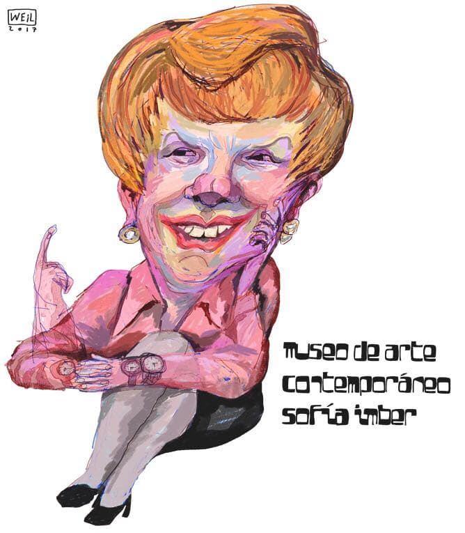 El artista venezolano Roberto Weil dibujó una Sofía justo el día de su muerte y la compartió con Univision.