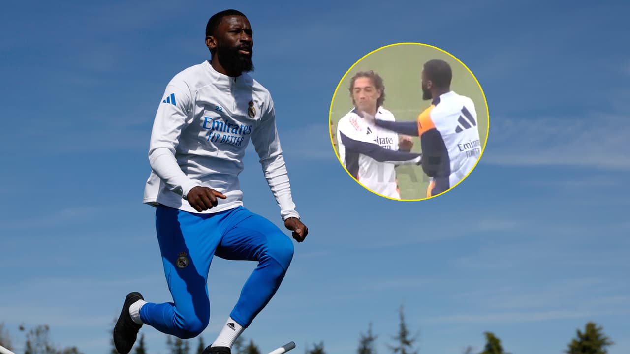 Revelan video en el que Antonio Rüdiger da cachetada a Álvaro Carreras en el Real Madrid