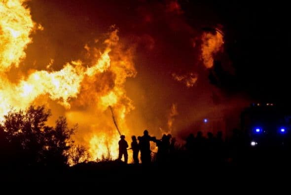 El sábado fue arrasado por un incendio de grandes dimensiones.