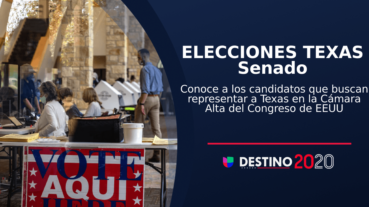 Conoce a los candidatos que buscan representar a Texas en el Senado de Estados Unidos