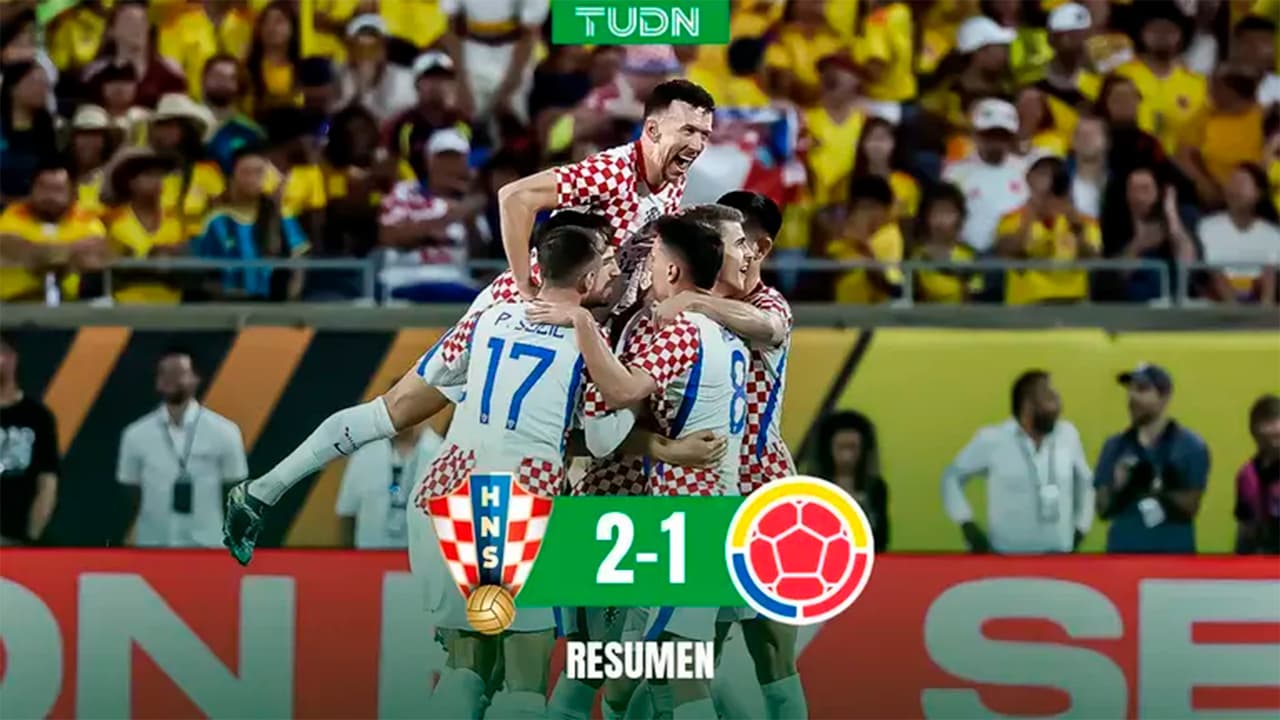 Croacia le pega a Colombia en amistoso rumbo al Mundial 2026