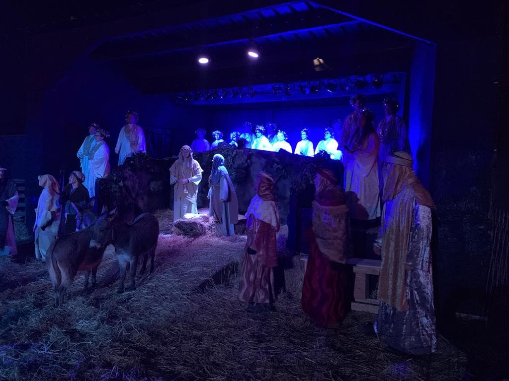 Escena del Nacimiento en Riverdale.