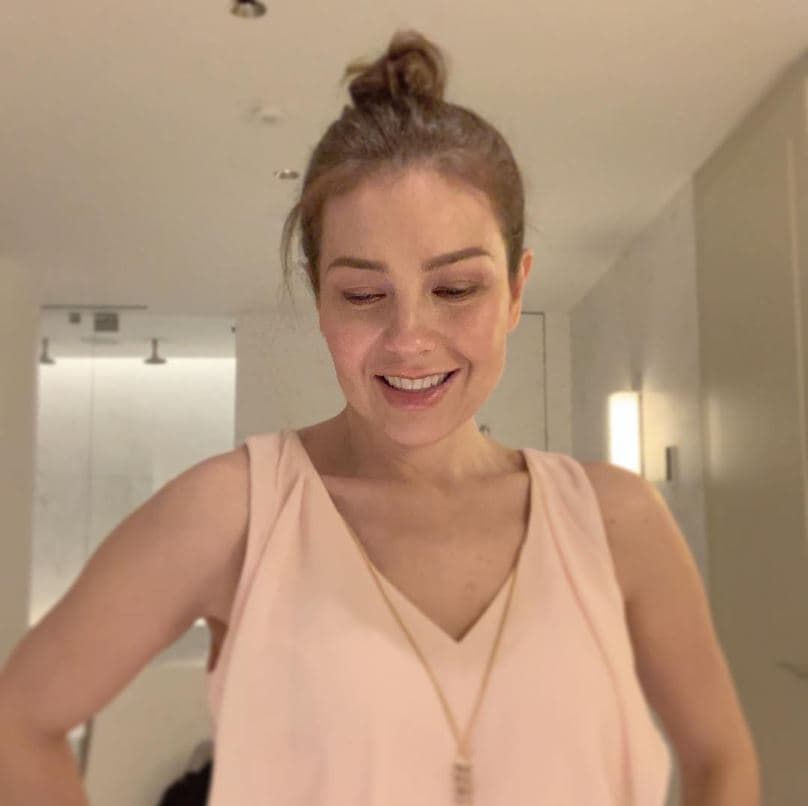 Thalía sin maquillaje