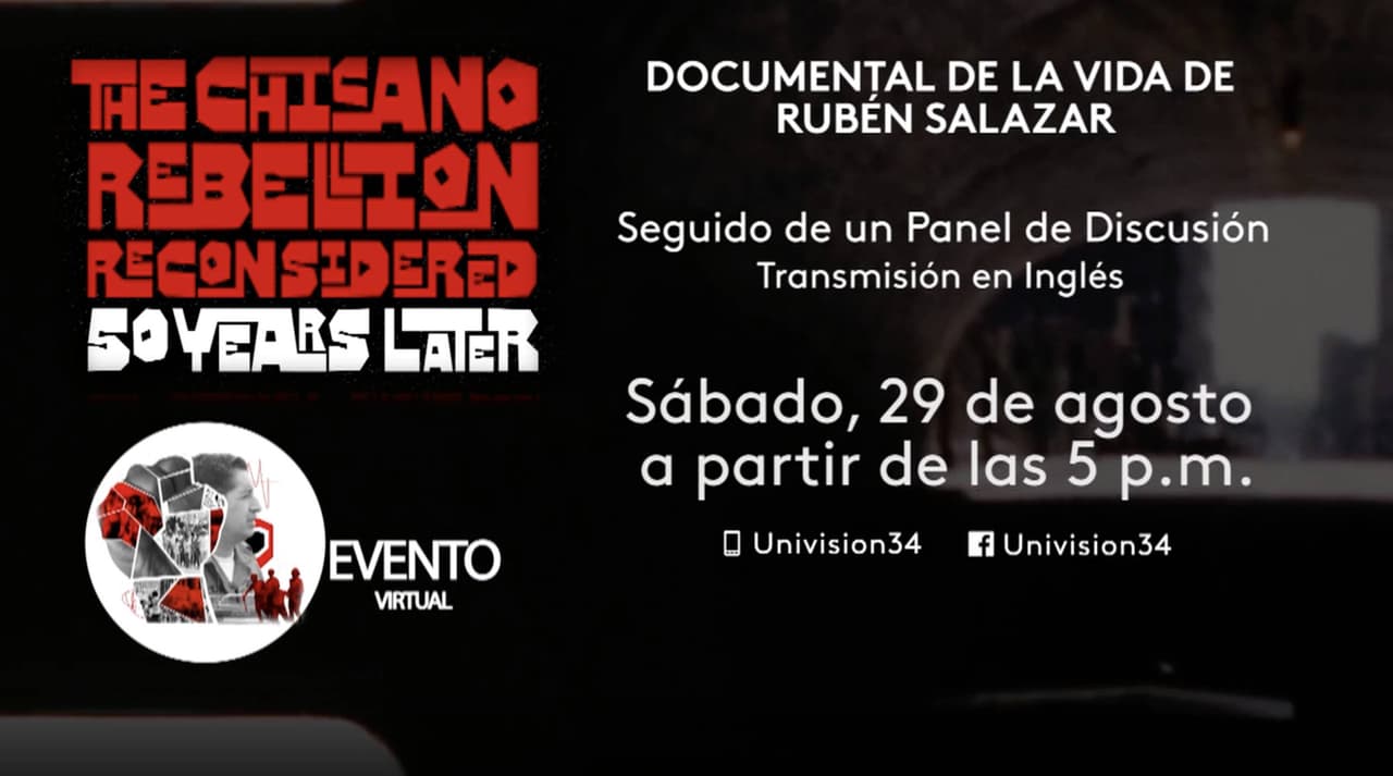 Así puedes ver el especial de Rubén Salazar este sábado 29 de agosto