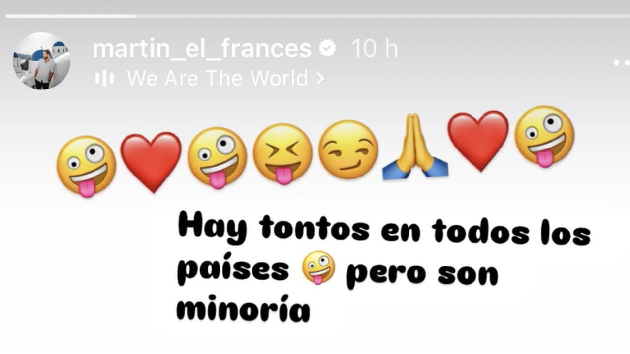 El marido de Aleida Nuñez trató de tomar con humor los señalamientos.