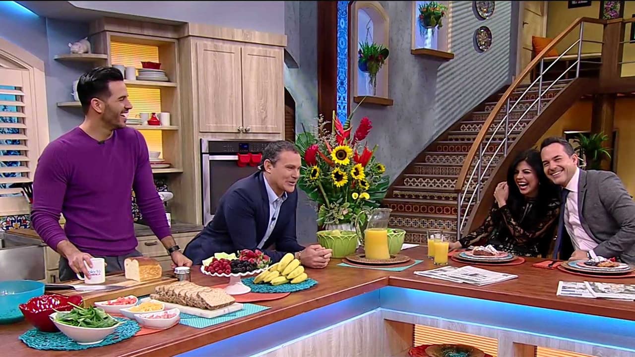 El chef Yisus y Alan Tacher no paraban de reír ante las ocurrencias de Carlitos.