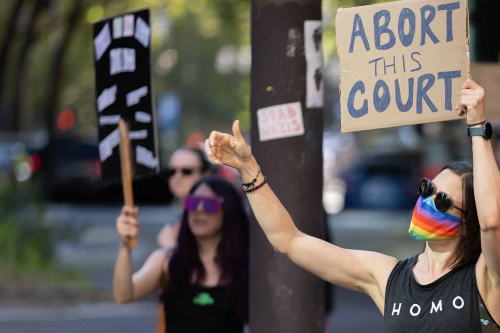 Portland, Oregon:
<b> "Aborten esta Corte Suprema".</b>