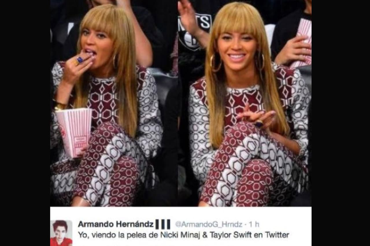 Algunos usuarios estaban seguros de que Beyoncé estaba de lo más divertida con este pleito.