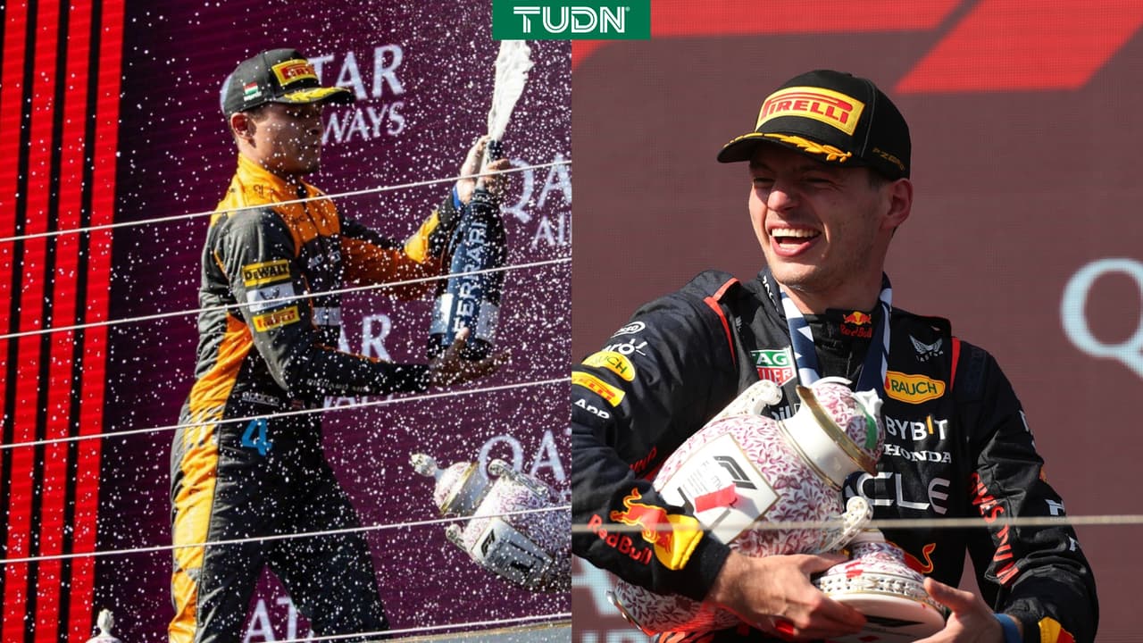 Sin querer, queriendo... Norris rompre trofeo a Verstappen