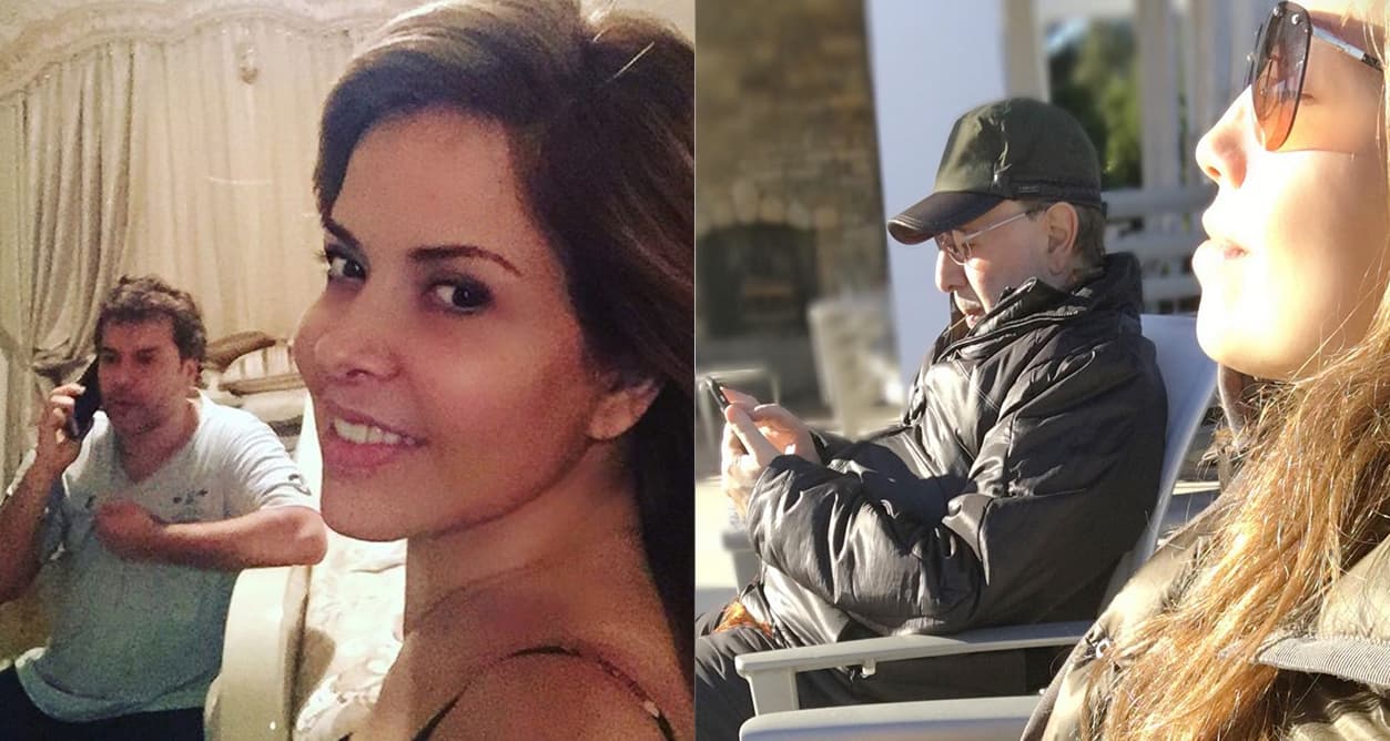 Presumiendo a sus esposos sin que ellos se den cuenta.