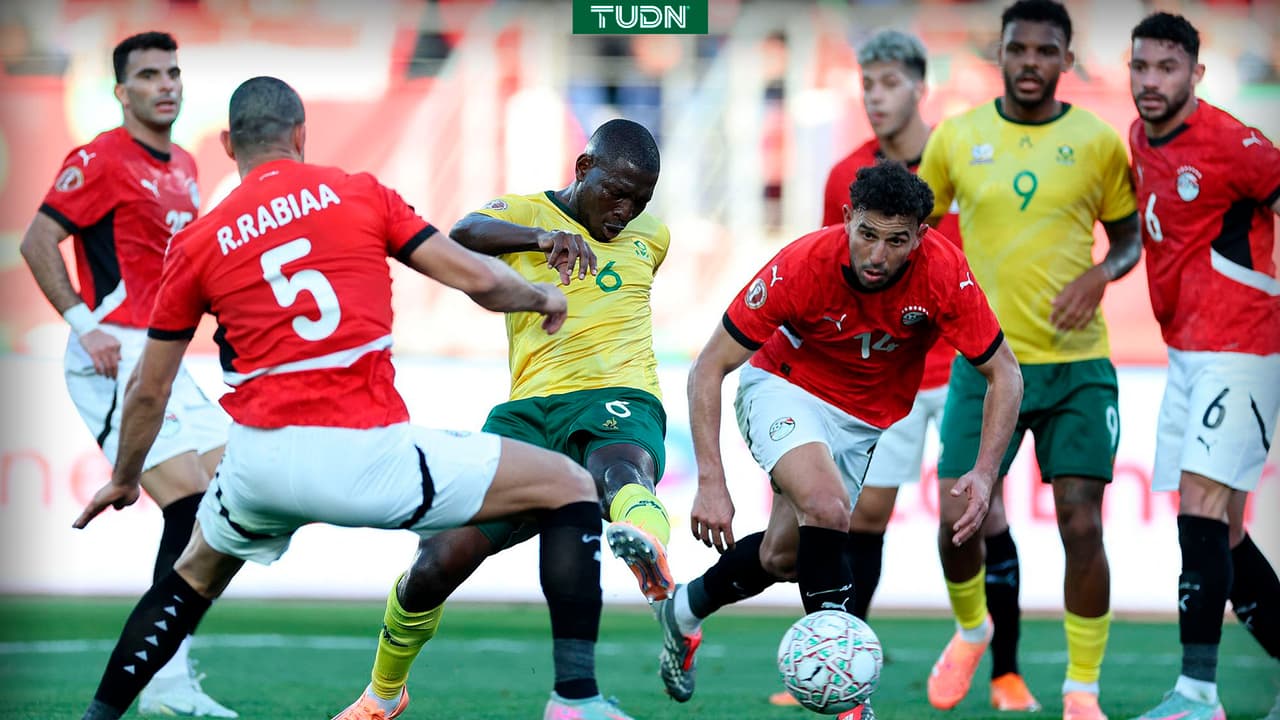 ¡Ojo, México! Sudáfrica, rival del Tri, no puede y cae ante Egipto