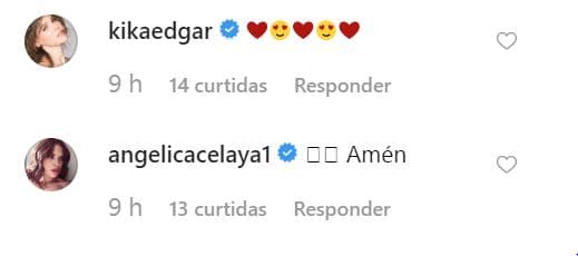 La actriz y cantante Kika Edgar y Angélica Celaya también se hicieron presentes en la publicación emitida por el hijo de Héctor Suárez.