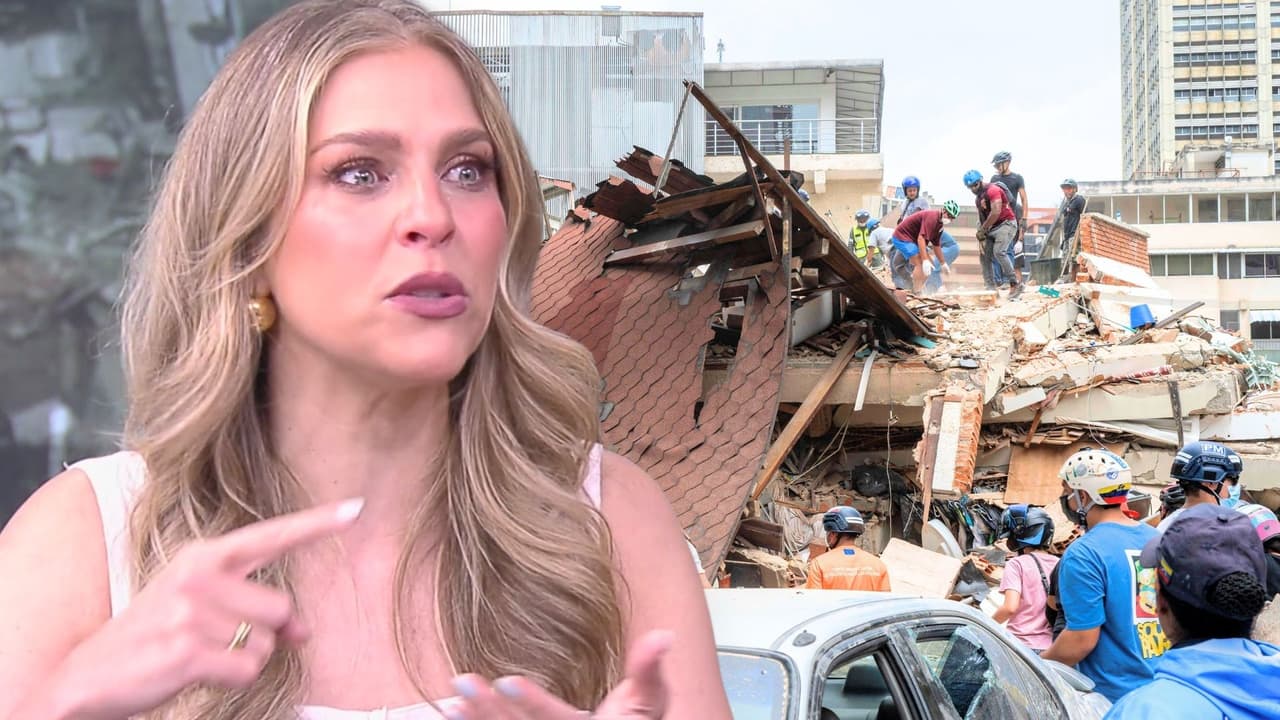 Daniela Di Giacomo reacciona angustiada por su esposo en Venezuela tras el terremoto