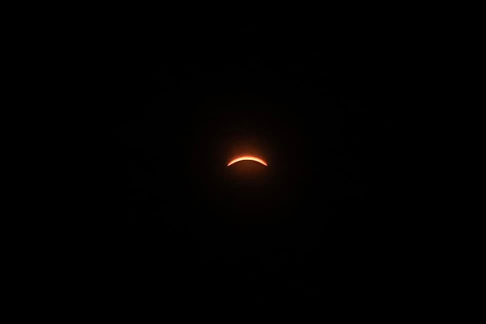 Eclipse solar 2024 desde Indianápolis, IN.