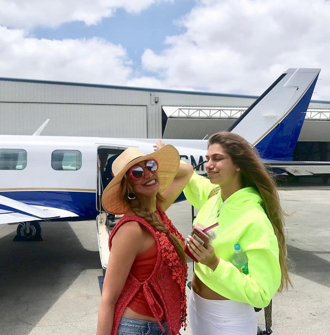 La Flaca compartió con Lina un viaje a las Bahamas, en donde gozaron de unas pequeñas vacaciones.