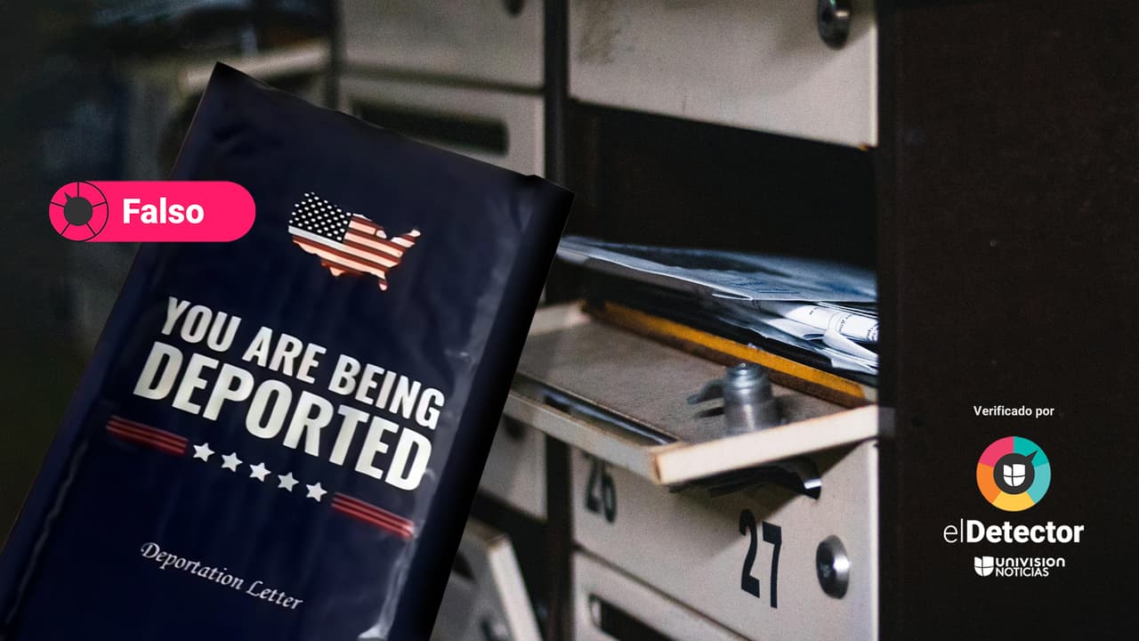 Esa "carta de deportación" enviada en un sobre azul NO proviene del Departamento de Seguridad Nacional: es falsa