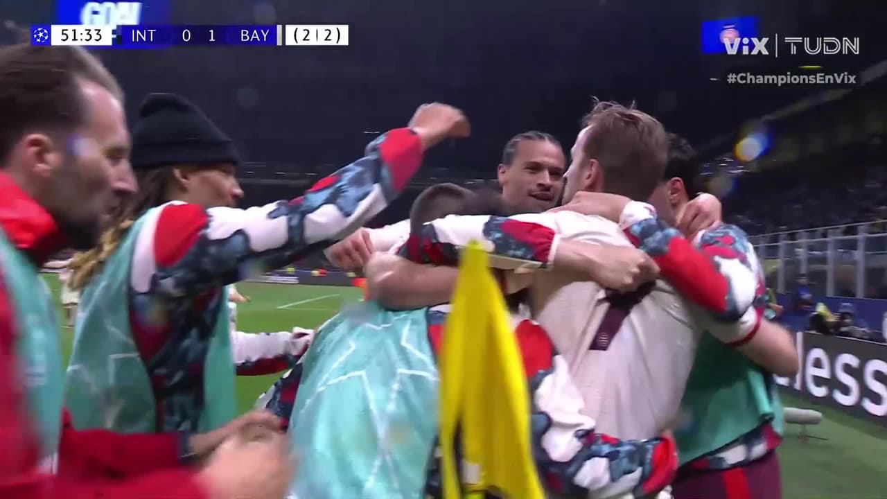 ¡Golazo de Harry Kane! Bayern Múnich le empata el global al Inter
