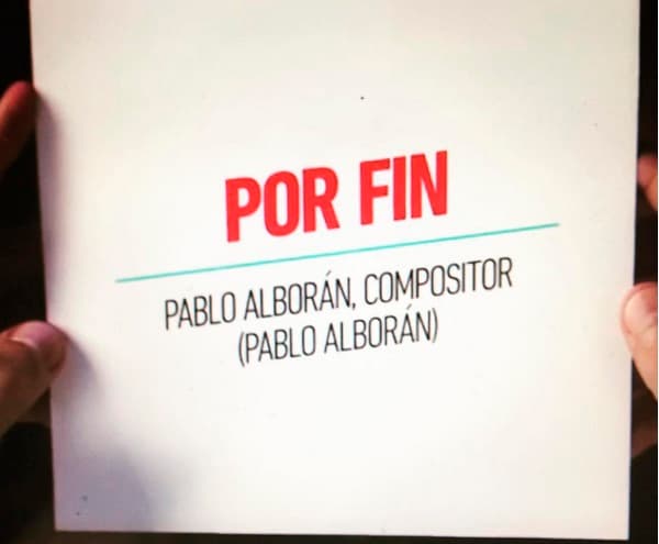 El español hasta mostró un poco de como recibió la buena noticia.