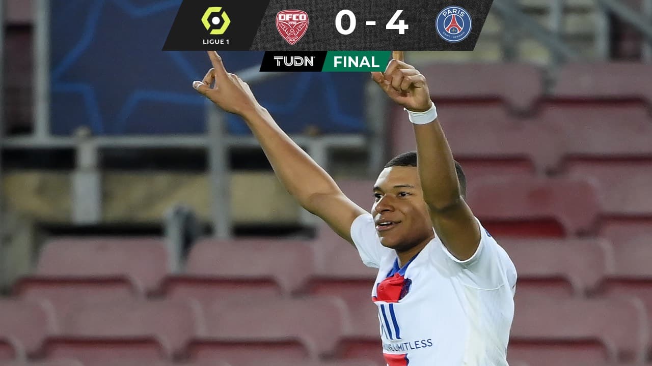 Kylian Mbappé está intratable y marca doblete ante el Dijon