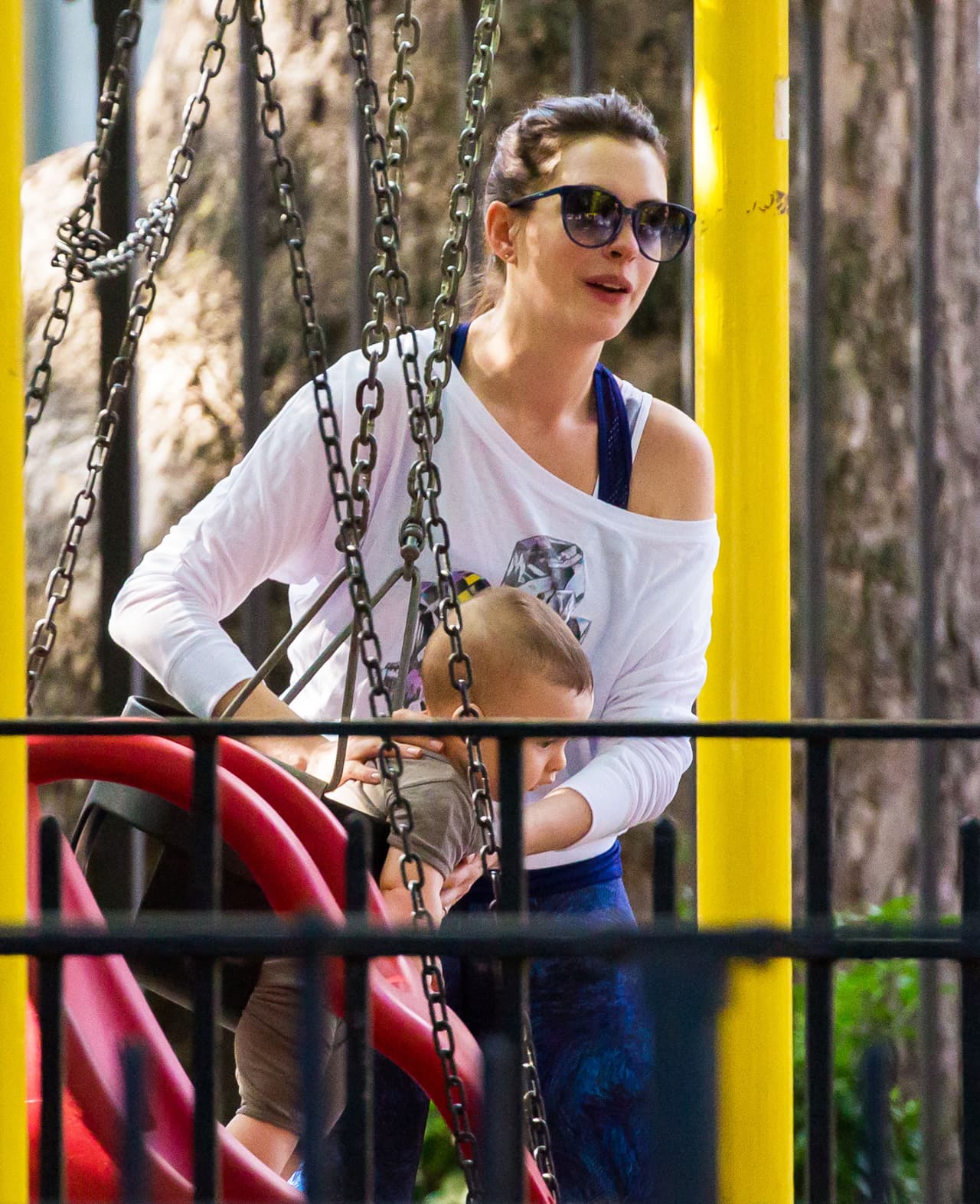 Ahora hay que llevarlo a la resbaladilla...