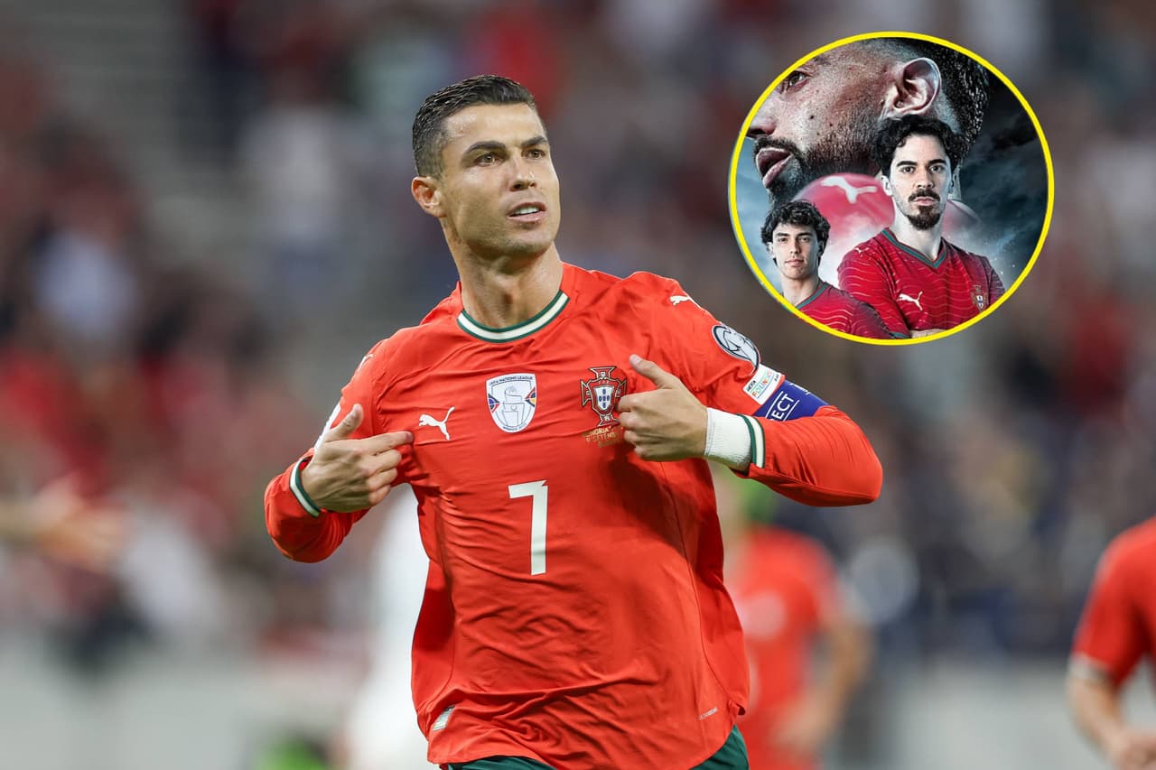 ¡CR7 presente! Cristiano alienta a Portugal en el juego ante el Tri