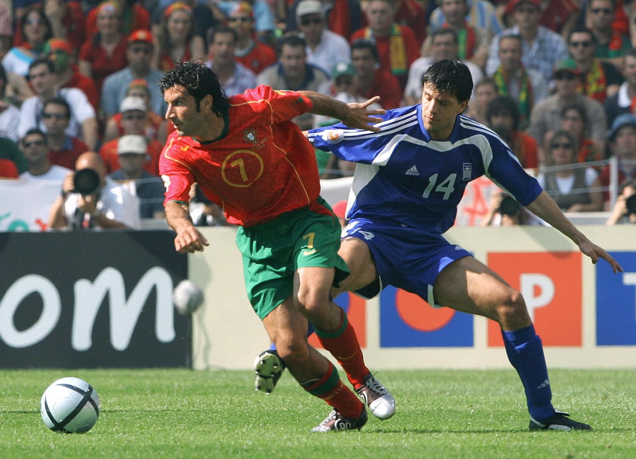 La historia de Grecia en la Euro 2004 comenzó en el grupo A ante los locales, Portugal.