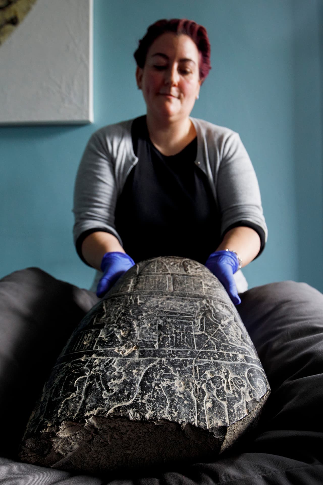 Los expertos sospechan que la pieza fue robada en algún momento de la Guerra de Irak, que comenzó en 2003 y duró casi una década.
<br>