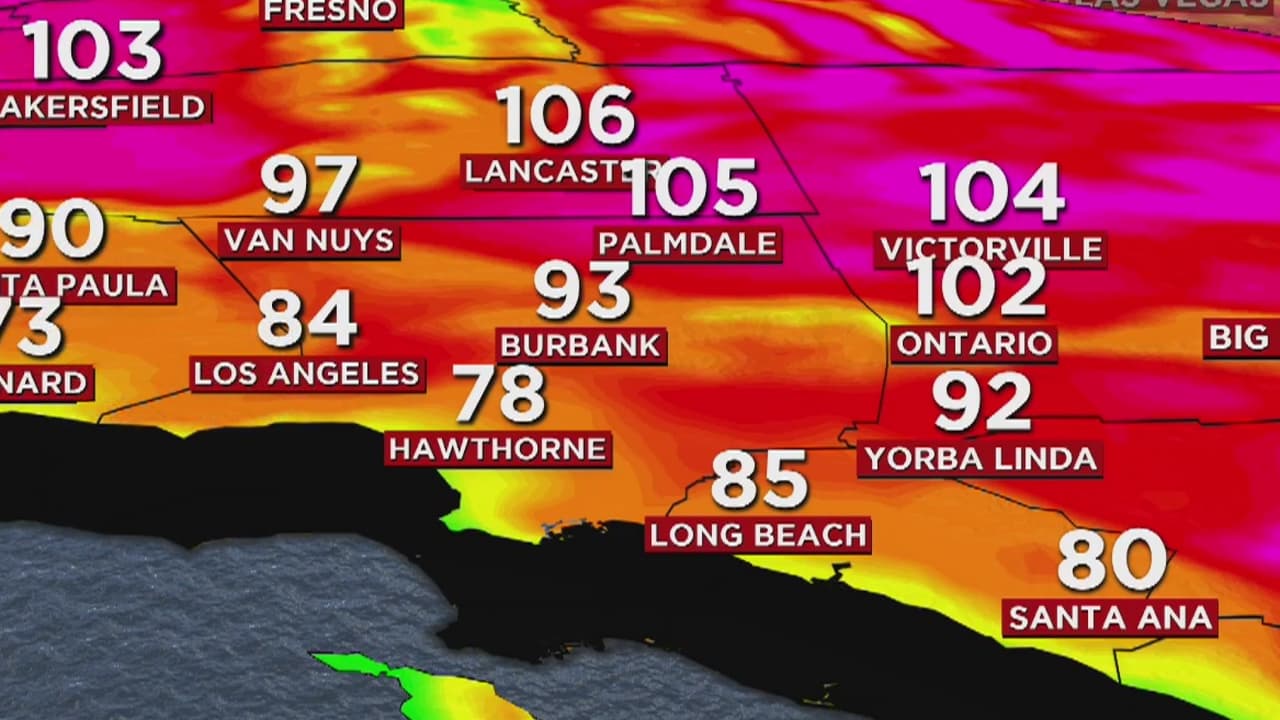 "El pico de calor será el sábado": alerta por calor extremo en el sur de California
