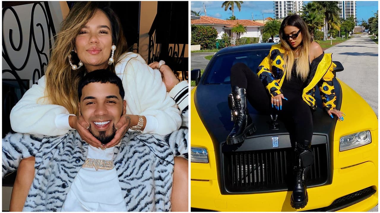 Cachan a Anuel usando una prenda que habría sido de Karol G y fans piden que se la devuelva