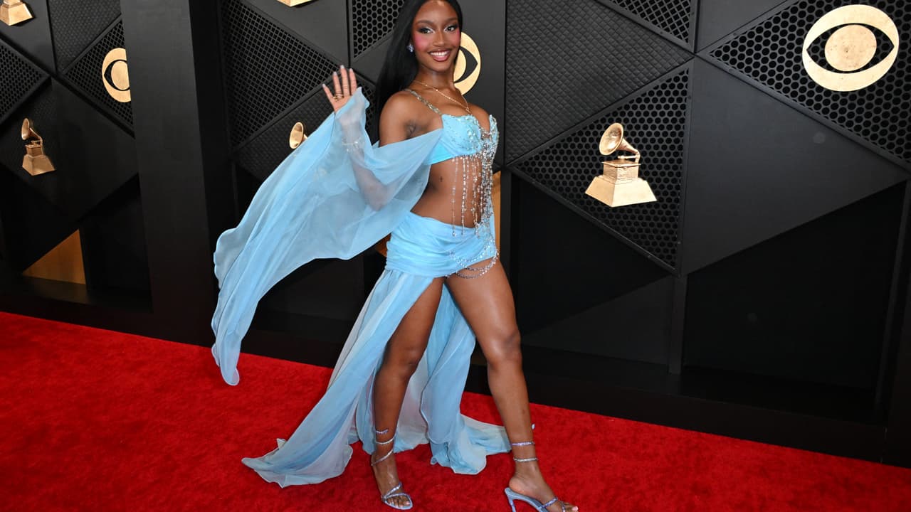 La nigeriana Ayra Starr usó este vaporoso vestido.