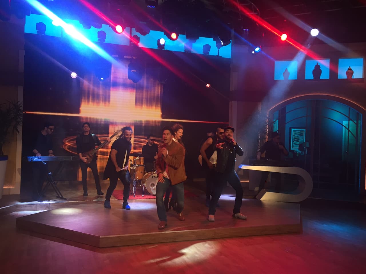 Chino y Nacho llegaron a ponerle sabor a la fiesta de Alan.