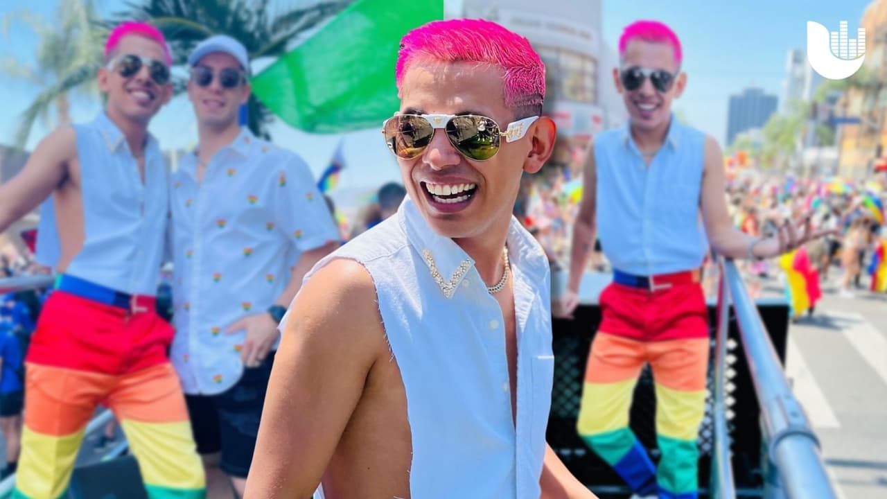 Así celebró Jhonny Caz el Pride Parade en Los Ángeles