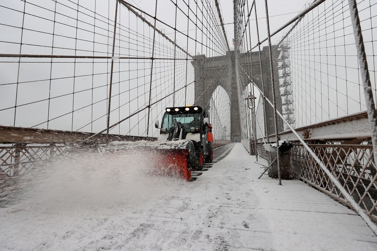 <b>Brooklyn: </b>0.75 pulgadas de nieve.