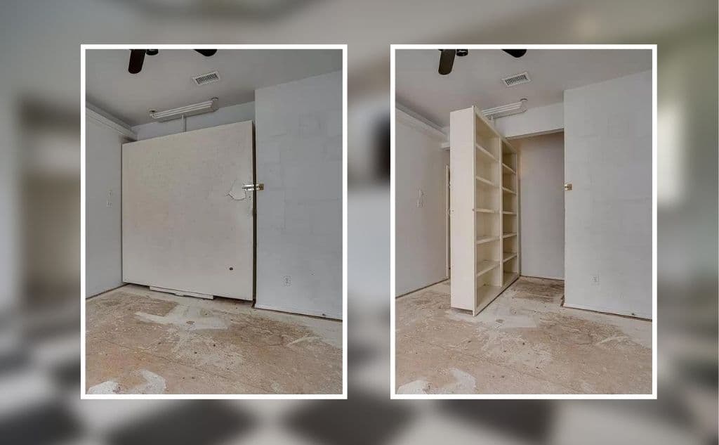 La vivienda tiene un cuarto secreto al que se puede llegar al mover un librero, además de salas de juego y algunas fotografías o recuerdos de la
<a href="https://es.wikipedia.org/wiki/Pantera_(banda)" target="_blank">banda Pantera</a>, cofundada por Vinnie Paul y Darrell en 1981 en Arlington.