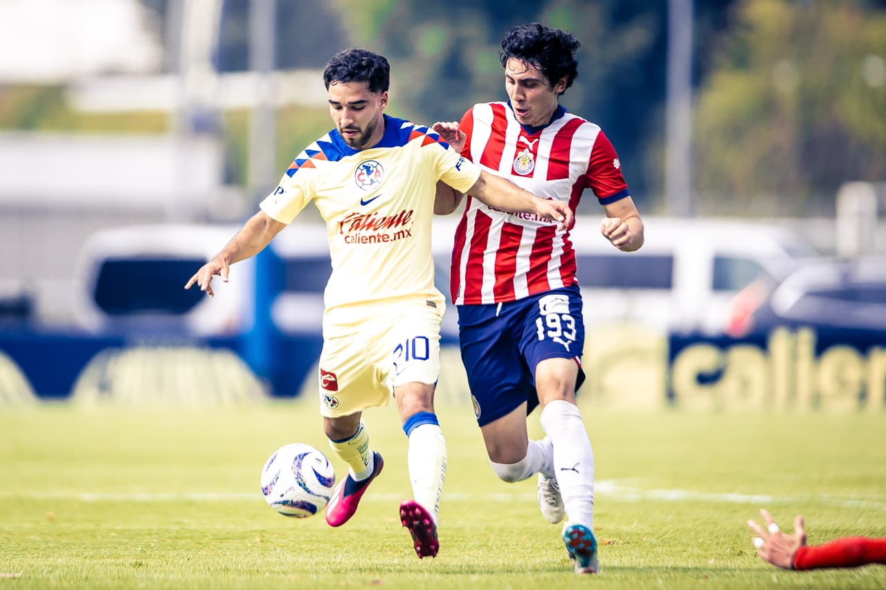 Chivas golea al América en el Clásico de la categoría Sub-23