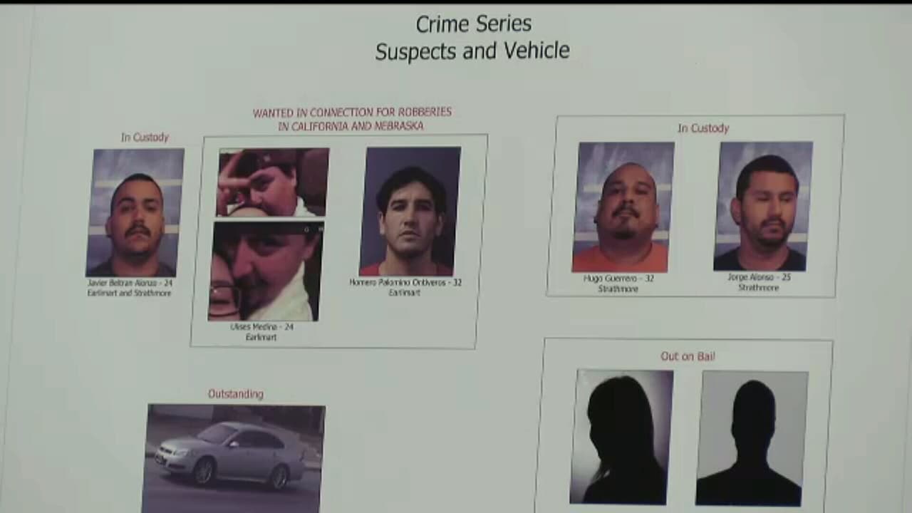 Agencias de ley de Tulare arrestan a varias personas por robo