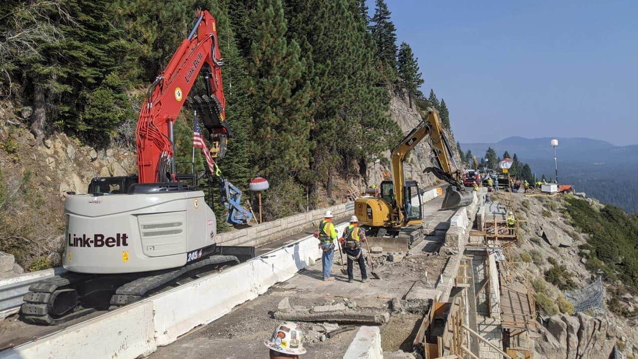 Cierran por dos semanas un tramo de la autopista 50 entre Sacramento y Lake Tahoe