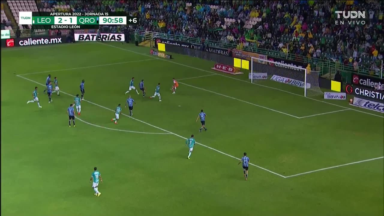 ¡GOL!  anota para León. Yairo Moreno