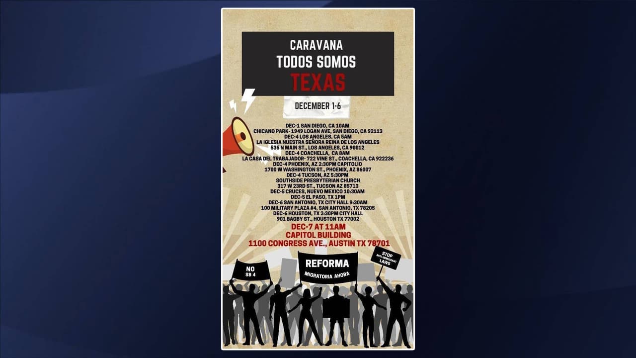 Caravana Todos Somos Texas cruzará por Arizona